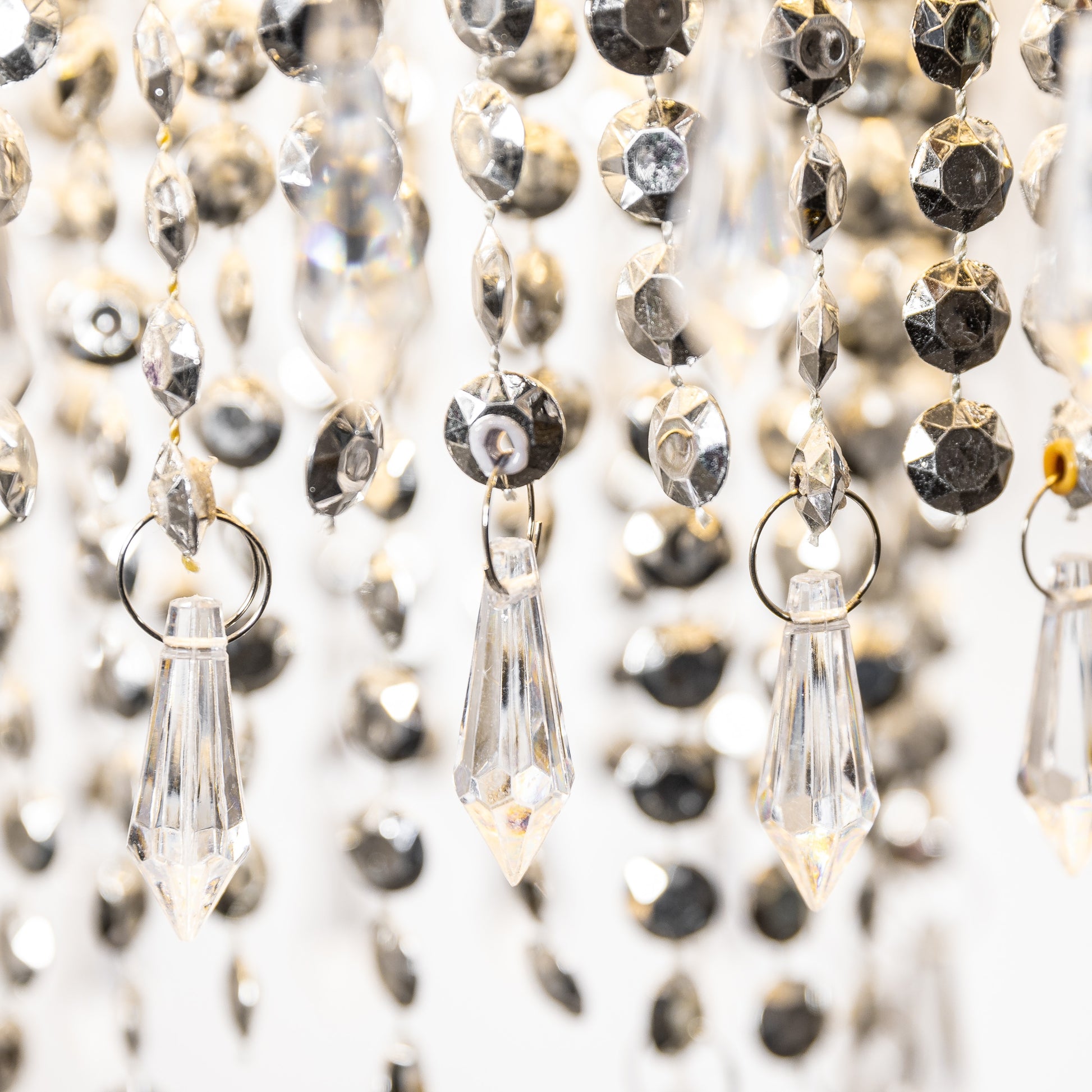 CGC LIZA Large Chandelier Crystal Chrome Ceiling Light Shade