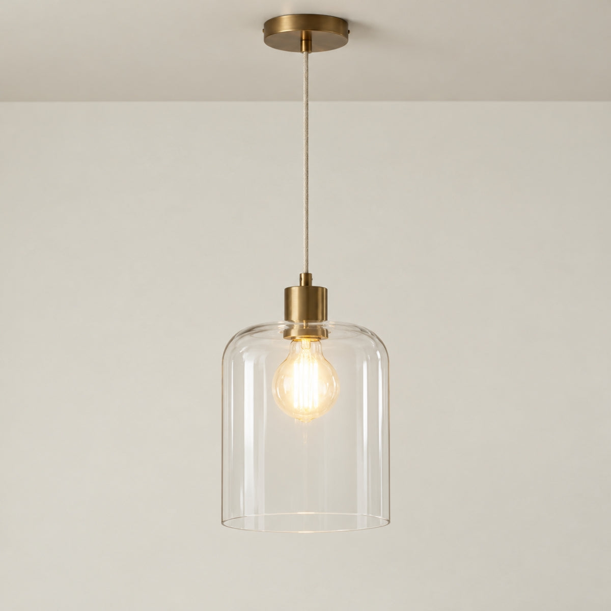 CGC MARINDA Clear Glass Cylinder Lampshade