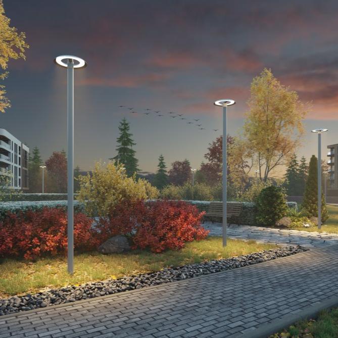 CGC ORLANDO 100W LED Amenity Post Top Light