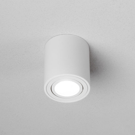CGC SASHA White Round Surface Mount Tilt Spotlights