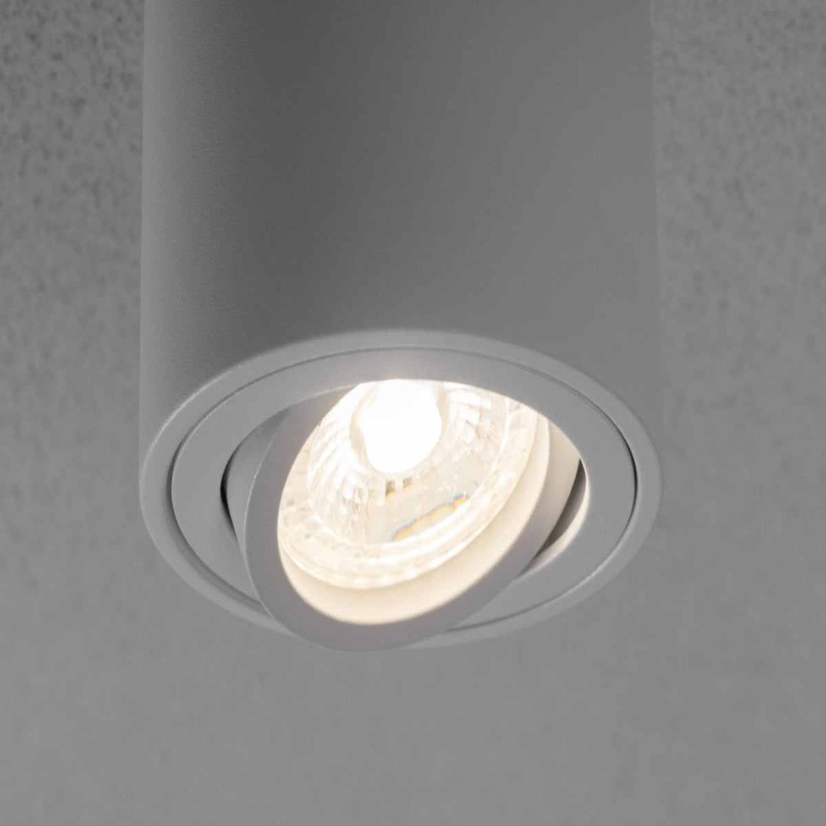 CGC SASHA White Round Surface Mount Tilt Spotlights