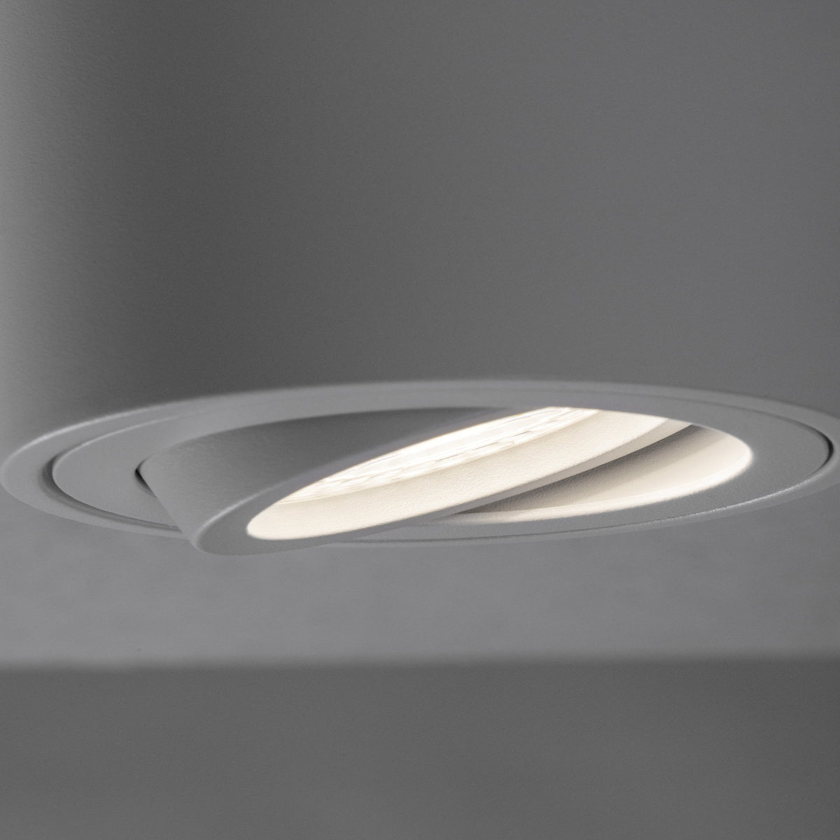 CGC SASHA White Round Surface Mount Tilt Spotlights