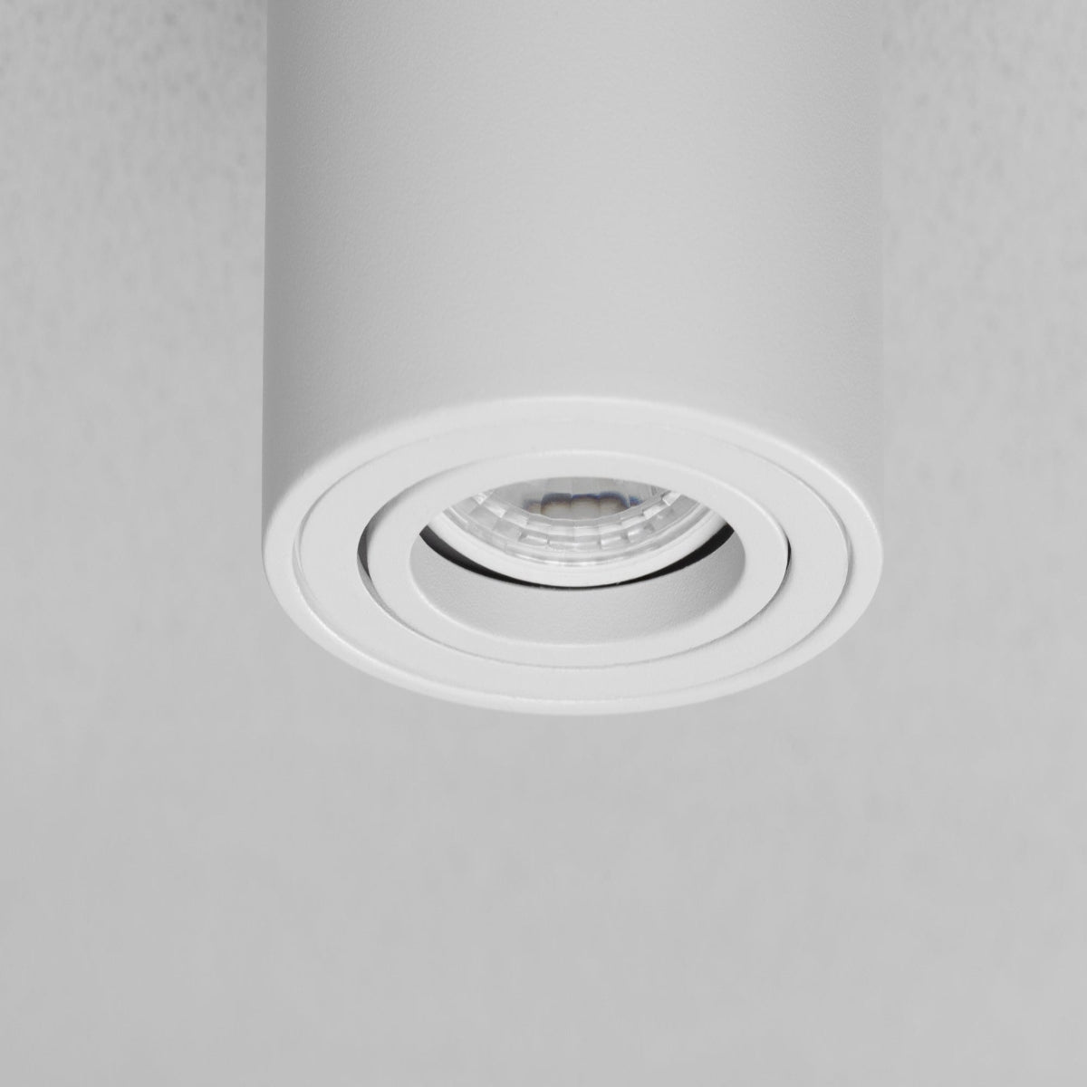 CGC SASHA White Round Surface Mount Tilt Spotlights