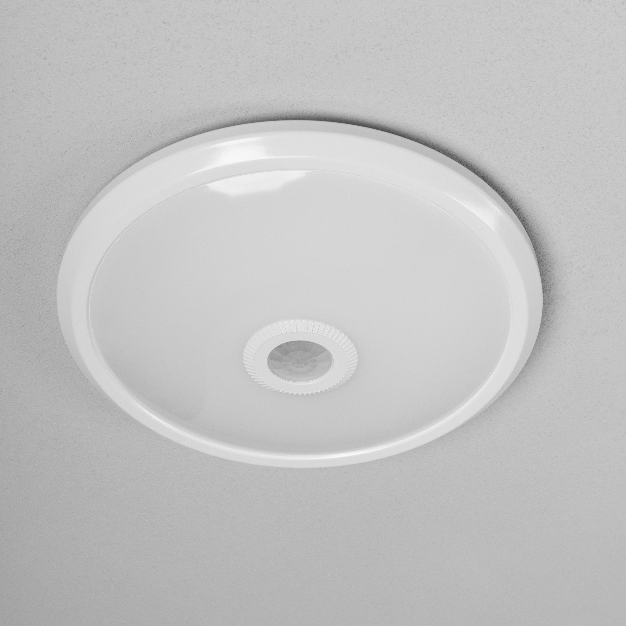 CGC RIZZO White Round Ceiling Light With Motion Sensor