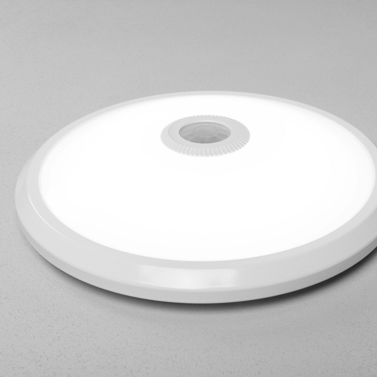 CGC RIZZO White Round Ceiling Light With Motion Sensor