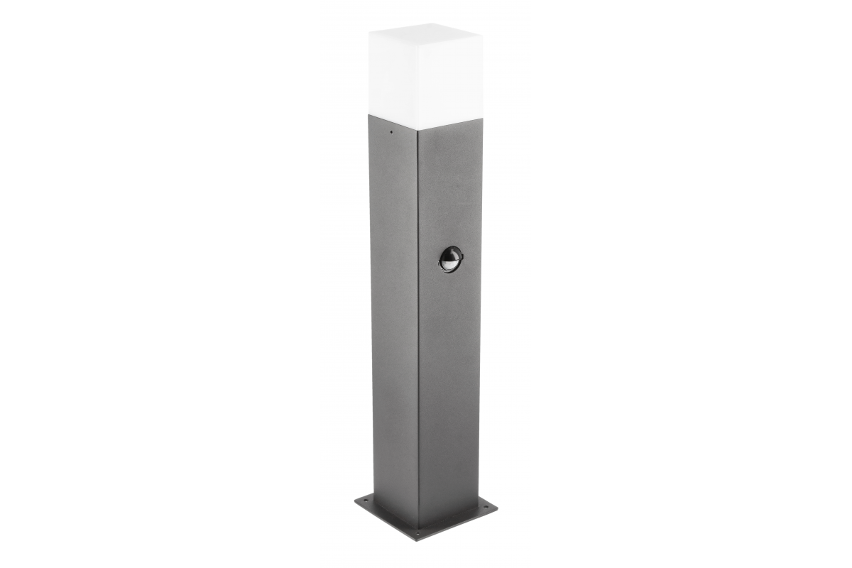 CGC AMARA Dark Grey Anthracite Outdoor Post Light With PIR Motion Sensor