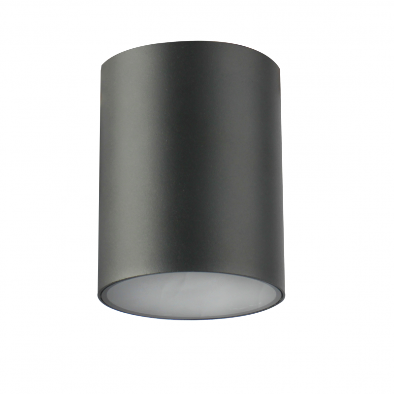 CGC LEN Round Dark Grey Anthracite Outdoor Surface Mount Downlight