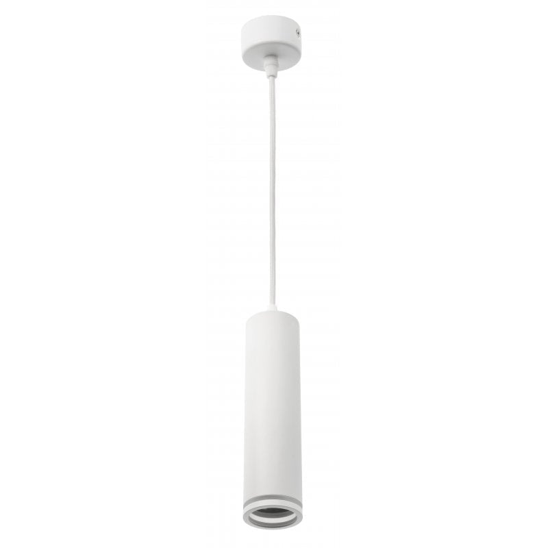 CGC SOLIS White Suspended Cylinder Ceiling Light