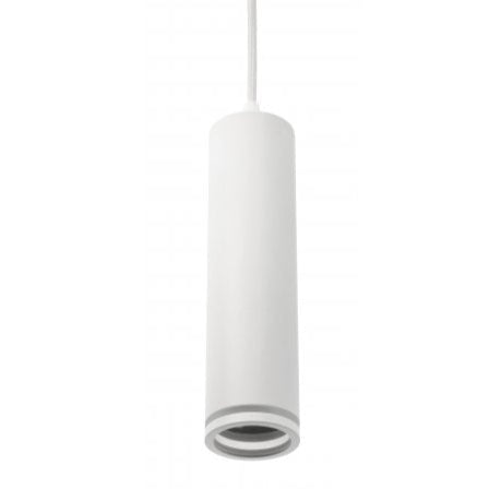 CGC SOLIS White Suspended Cylinder Ceiling Light