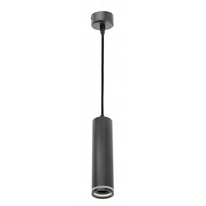 CGC SOLIS Black Suspended Cylinder Ceiling Light