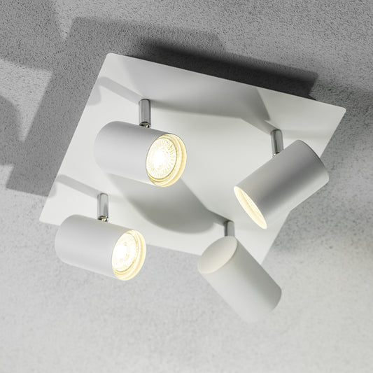 Add an industrial style to your home with the VENETO light finished in white. The lamp is also ideal for task lighting due to the adjustable heads providing a focused beam. The simplest design of these makes them suitable for all interior styles.