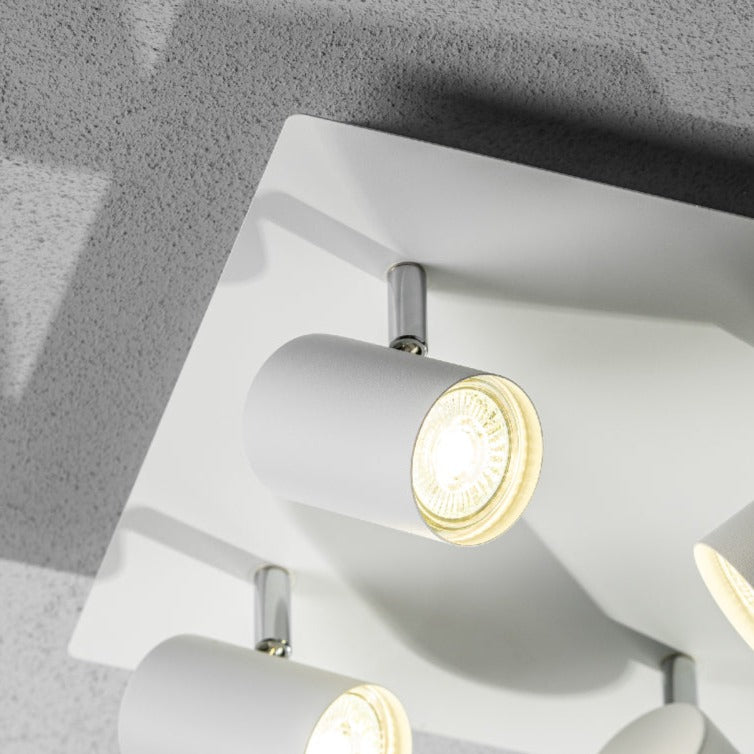 Add an industrial style to your home with the VENETO light finished in white. The lamp is also ideal for task lighting due to the adjustable heads providing a focused beam. The simplest design of these makes them suitable for all interior styles.