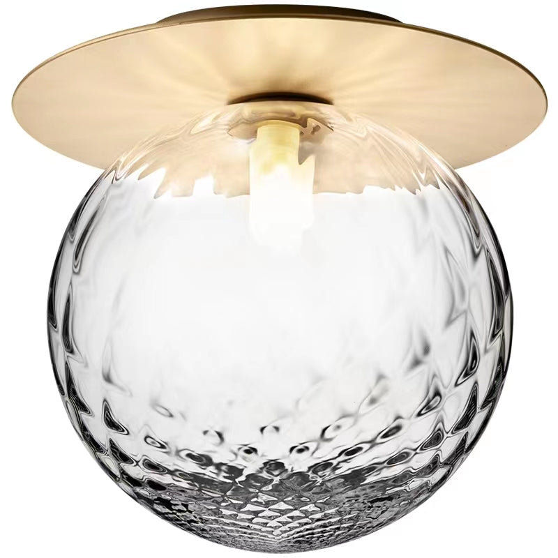 This bold and elegant design of the glass crystal and brushed gold metalwork results in this light bring both functional and glamorous. Despite its classical inspirations, it is entirely contemporary in character and will blend harmoniously with both modern and classical themed room designs.