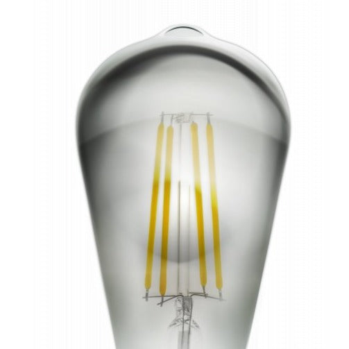 CGC E27 Smoked 1800k 6W LED Filament Light Bulb Non Dimmable