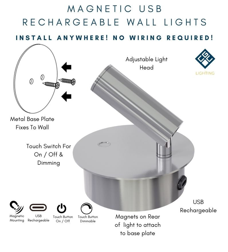 Scarlet's elegant and stylish finish makes it the ideal addition to any room. It will look perfect in both traditional and modern environments. The beauty of this wall light means you can install it on any wall without the requirement of expensive electrician fees and mains installation.
