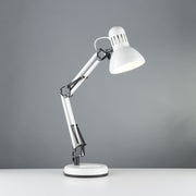 CGC DESK Hobby Table Lamp - White Metal