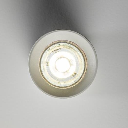 CGC Tipo White Round Surface Mount GU10 Ceiling Spotlight Downlight