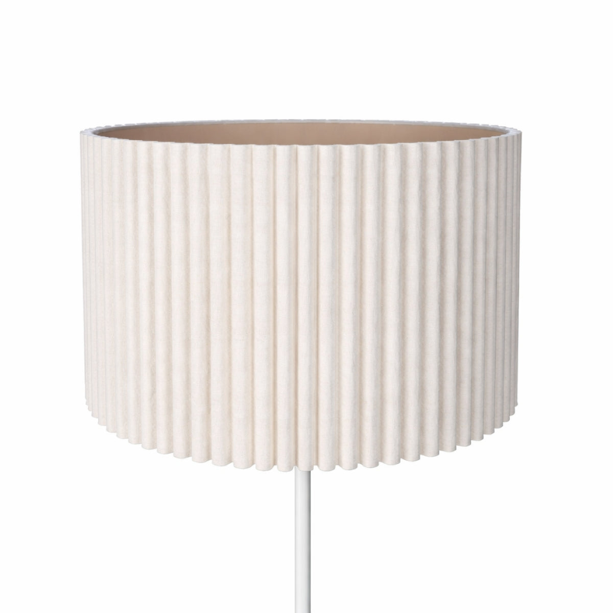 CGC Lena Off White Straight Floor Lamp With Large Allegra Lampshade