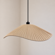 CGC Jett Grey Large 60cm Pleated Wave Lamp Shade