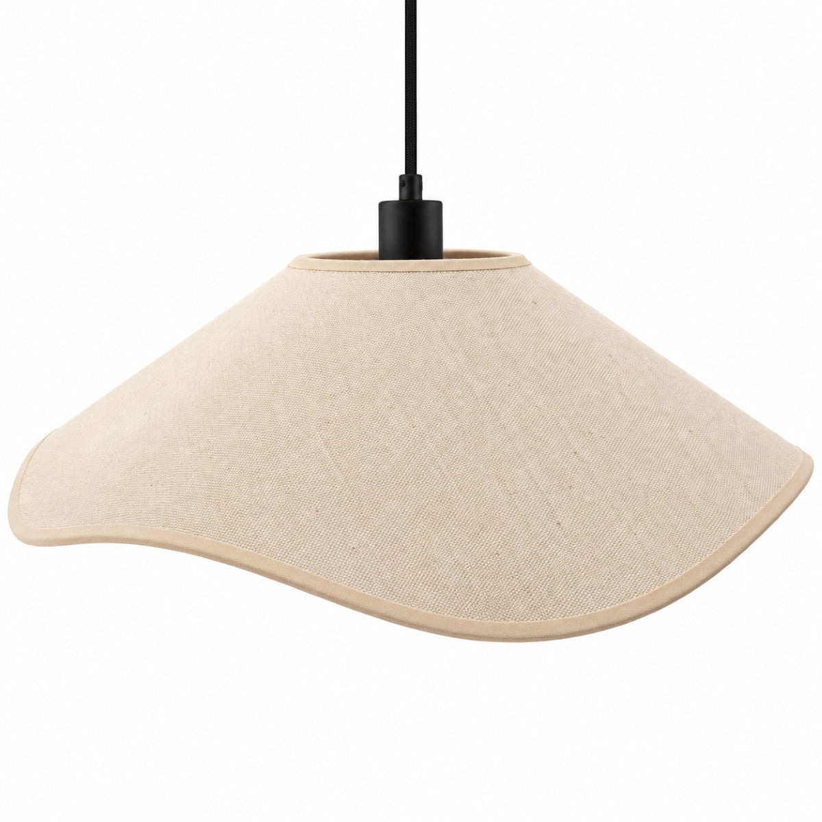 CGC Virelle Large 60cm Oatmeal Linen Easy Fit Lampshade