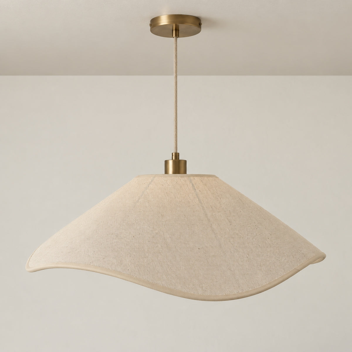 CGC Virelle Large 60cm Oatmeal Linen Easy Fit Lampshade