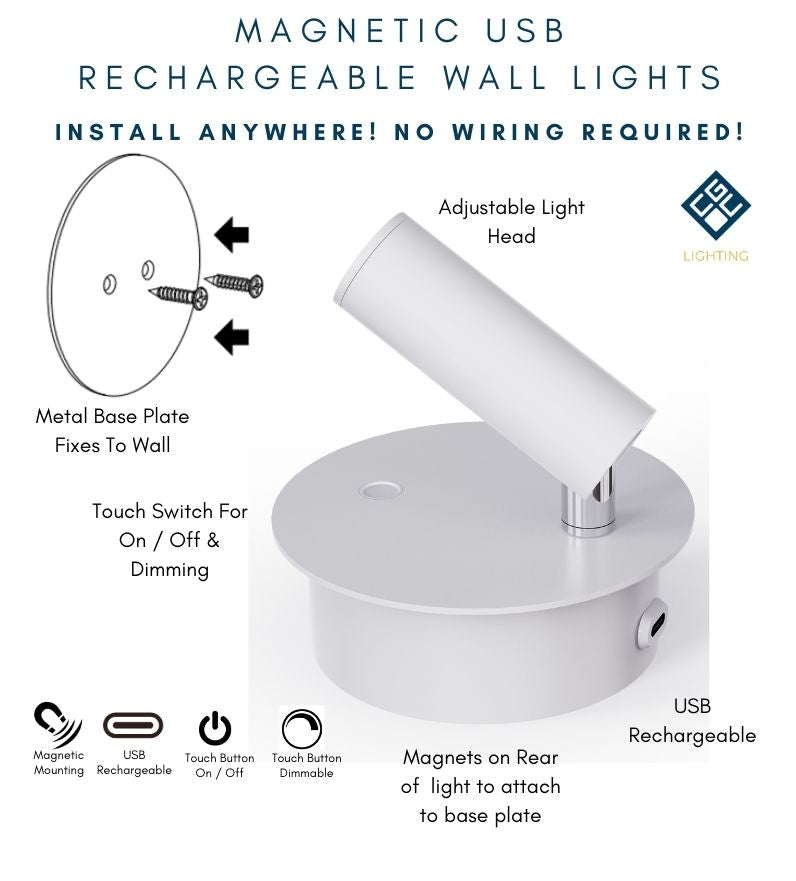 Matilda's elegant and stylish finish makes it the ideal addition to any room. It will look perfect in both traditional and modern environments. The beauty of this wall light means you can install it on any wall without the requirement of expensive electrician fees and mains installation.