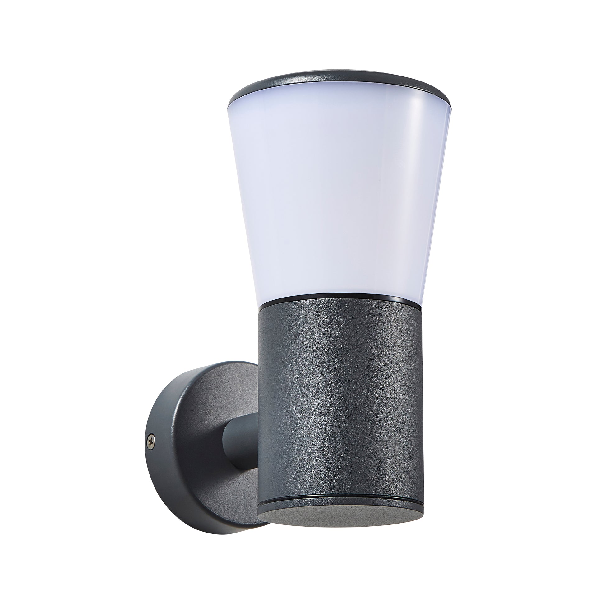 Our OTIS grey anthracite wall mounted up or down outdoor light would look perfect in a modern or more traditional home design. Outside wall lights can provide atmospheric light in your garden, at the front door or on the terrace as well as a great security solution. It is designed for durability and longevity with its robust material producing a fully weatherproof and water resistant light fitting. 