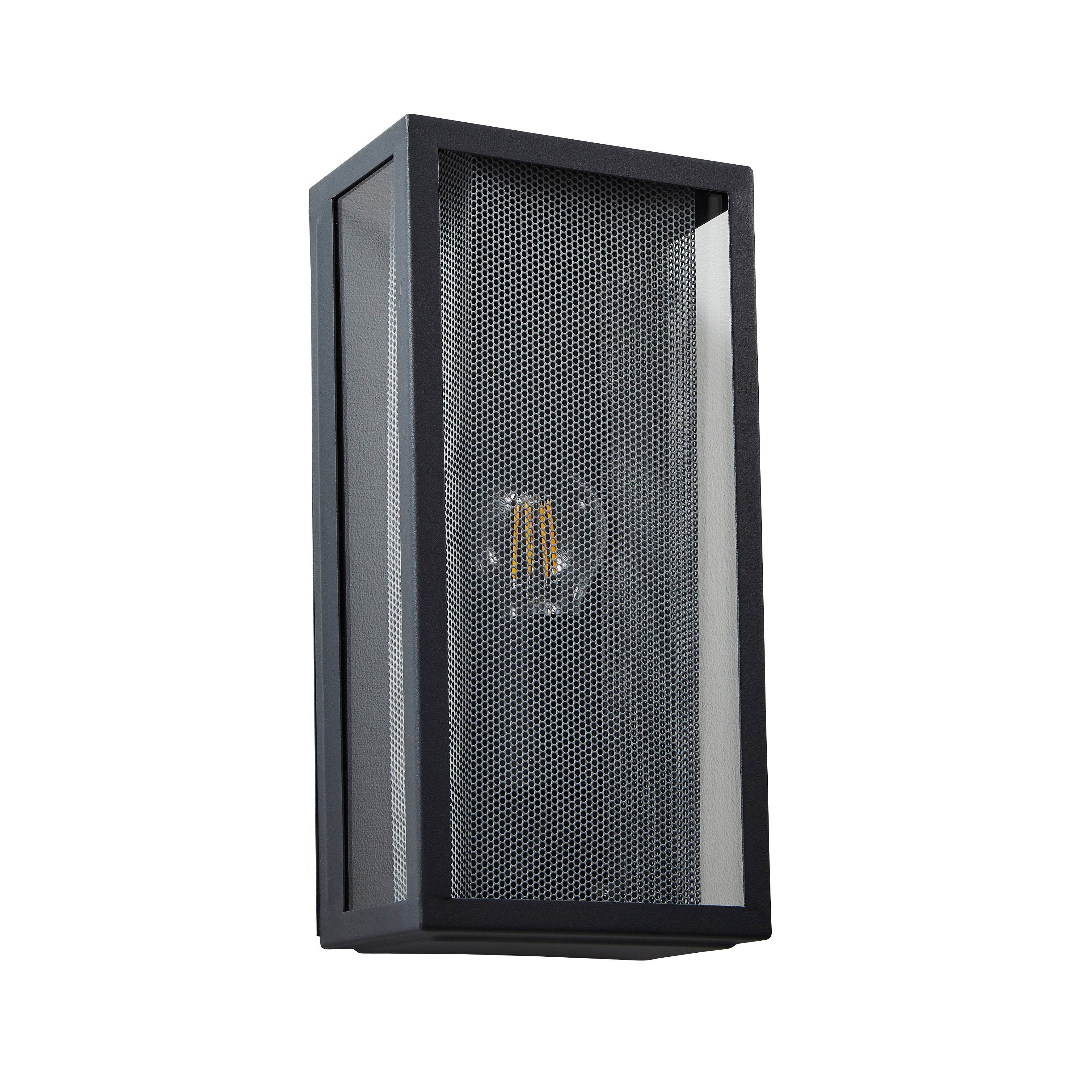 A modern take on a traditional design outdoor wall light perfect for adding style and security The traditional front-door lantern has had a modern make over in the form of our Silas outdoor wall light with its square grey anthracite metal construction and completed with a silver insert and clear windows this light this is sure to add an statement to any wall. 