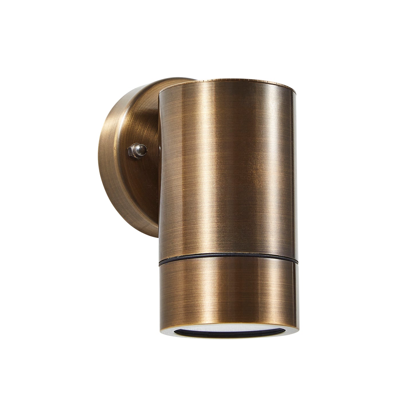 Our Liam bronze outdoor wall mounted single cylinder outdoor light would look perfect in a modern or more traditional home design. Outside wall lights can provide atmospheric light in your garden, at the front door or on the terrace as well as a great security solution. It is designed for durability and longevity with its robust material producing a fully weatherproof and water-resistant light fitting. Use LED bulbs to make this light energy efficient and low cost to run.