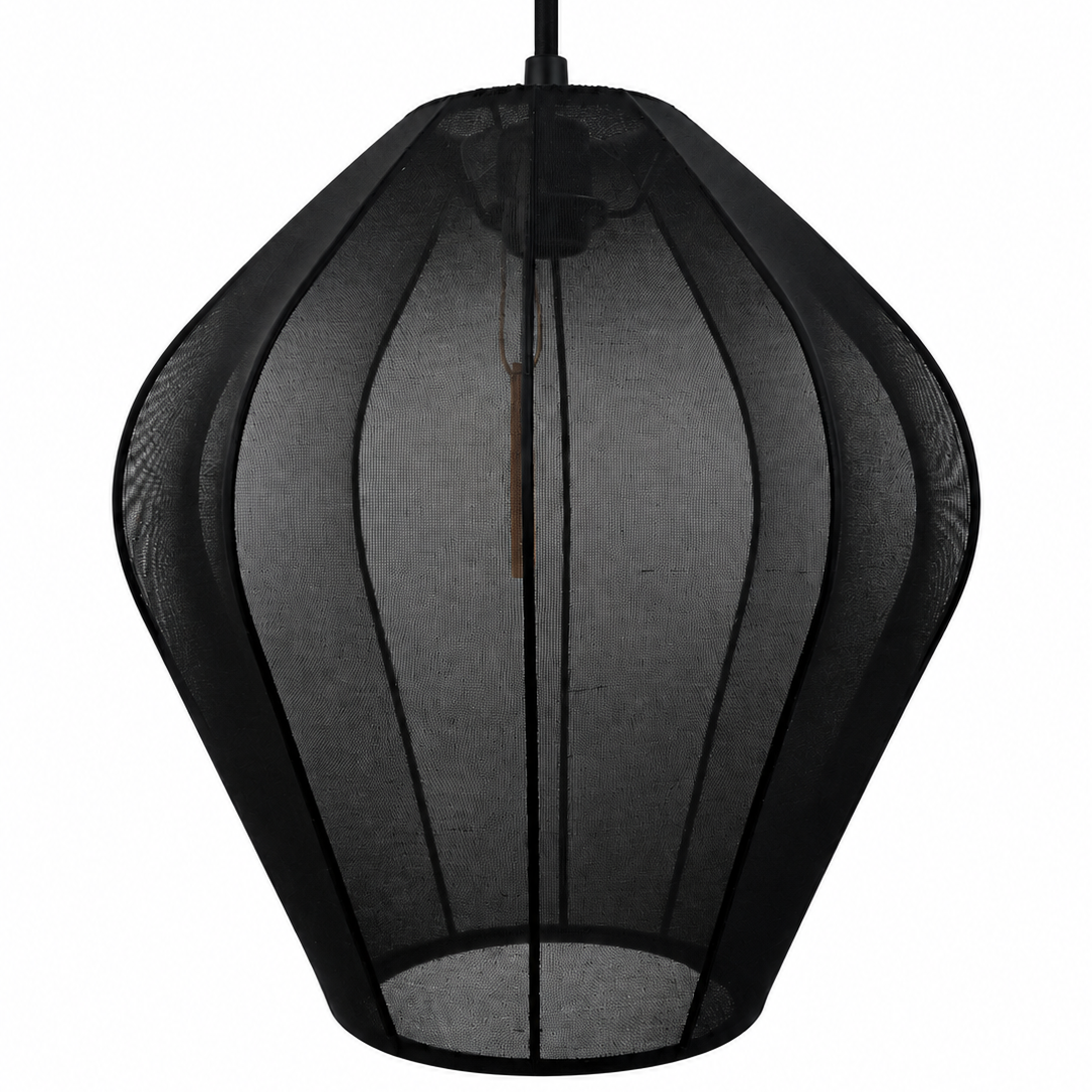 CGC Manon 40cm Black Fine Stretch Fabric Siloulette Lampshade