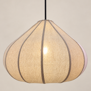 CGC Libby 50cm Large Oatmeal Stretch Linen Fabric Bell Shape Lampshade