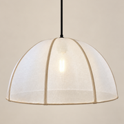 CGC Alessia White Fine Cotton 50cm Dome Lampshade Hand Made Easy Fit