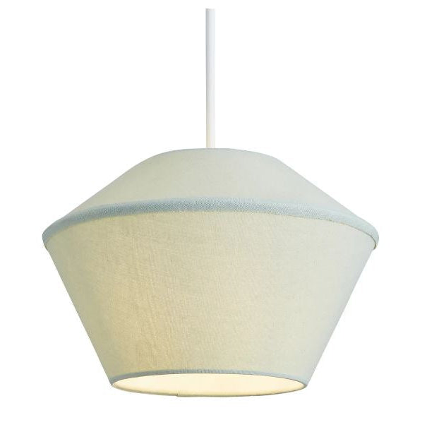 pale green pendant lamp on a white background