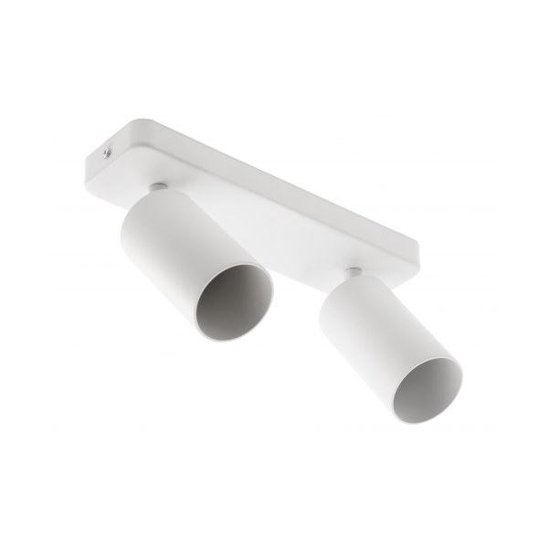 CGC NELL Twin White Round Spotlight With Adjustable Head