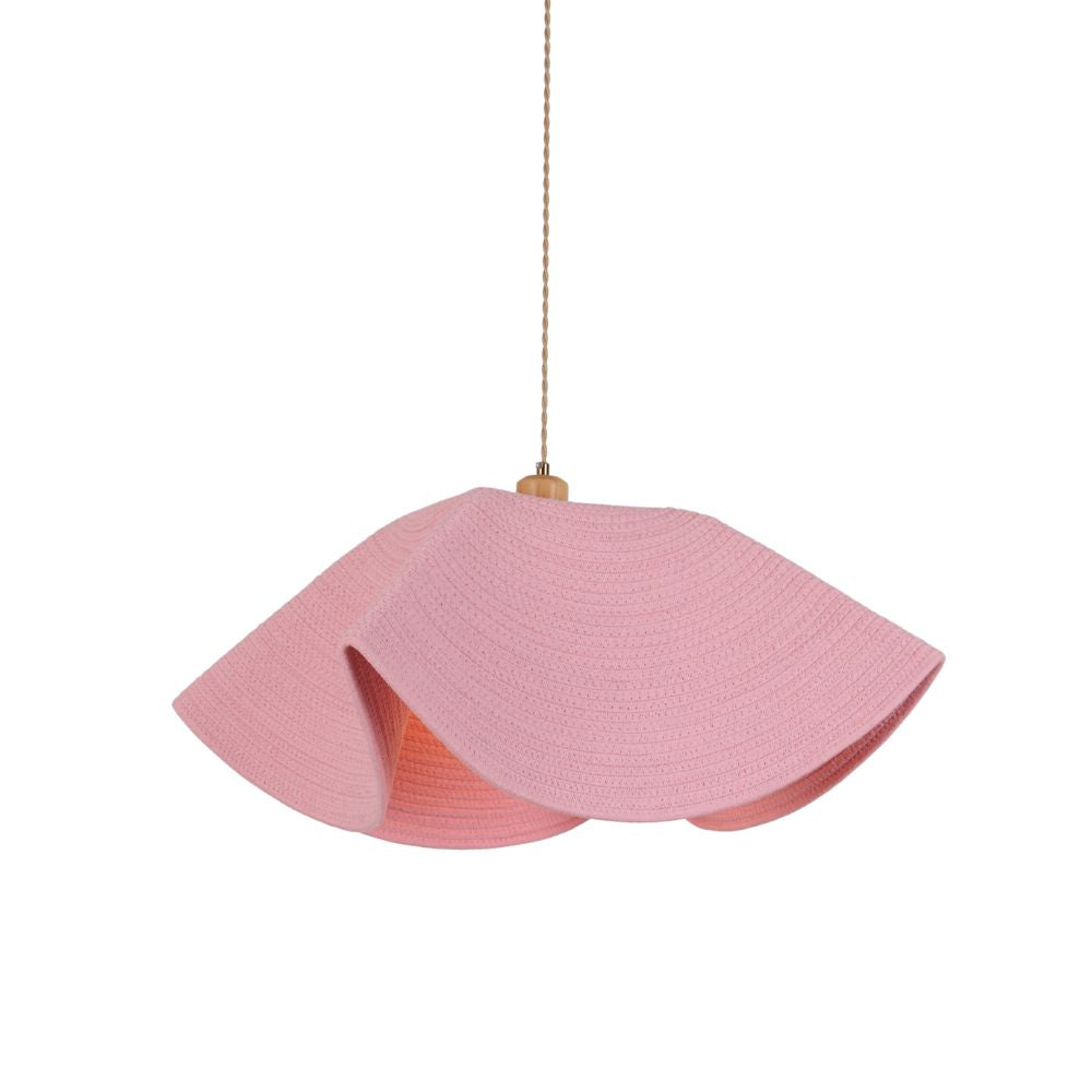 CGC Flora 78cm Pink Large Floppy Fabric Lampshade