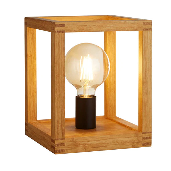 CGC SQUARE Table Lamp - Wood & Metal