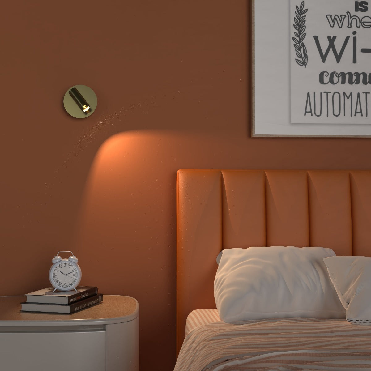 It's innovative magnetic mounting function makes it easy to remove to recharge, each full 3 hour charge lasts 15 hours. Designed for bedside or as reading light this adjustable light is not only aesthetically pleasing but also the perfect lighting solution for those dark spots in your home.