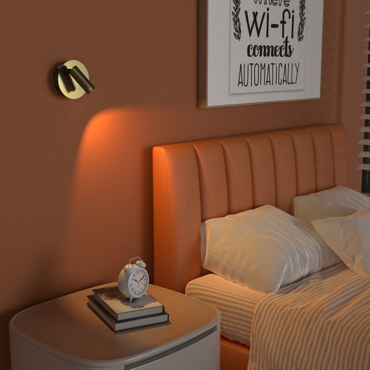 It's innovative magnetic mounting function makes it easy to remove to recharge, each full 3 hour charge lasts 15 hours. Designed for bedside or as reading light this adjustable light is not only aesthetically pleasing but also the perfect lighting solution for those dark spots in your home.