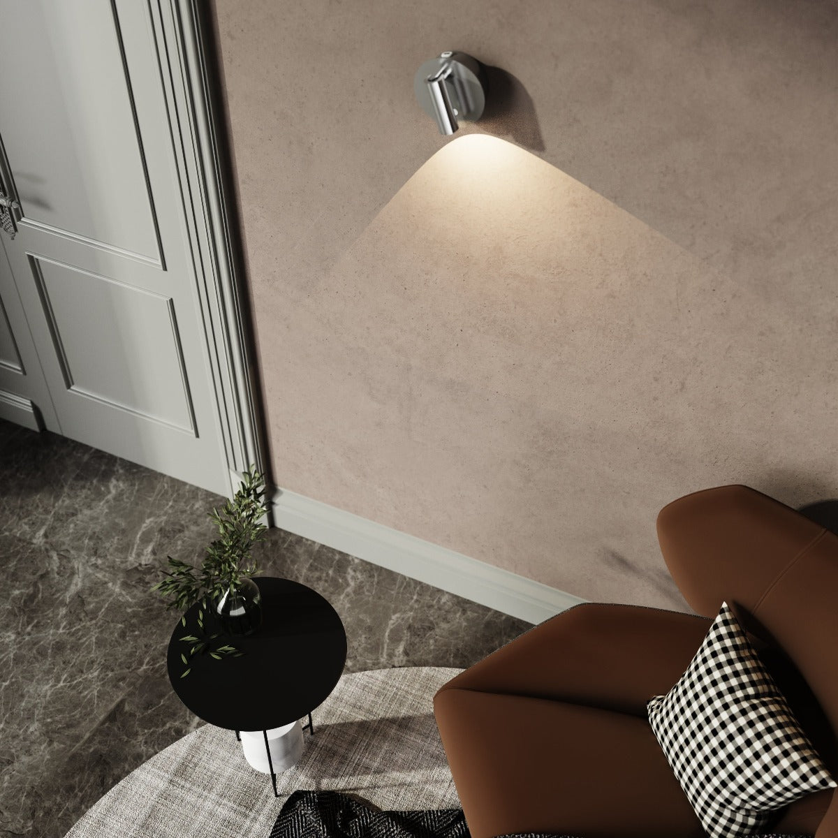  Matilda's elegant and stylish finish makes it the ideal addition to any room. It will look perfect in both traditional and modern environments. The beauty of this wall light means you can install it on any wall without the requirement of expensive electrician fees and mains installation.