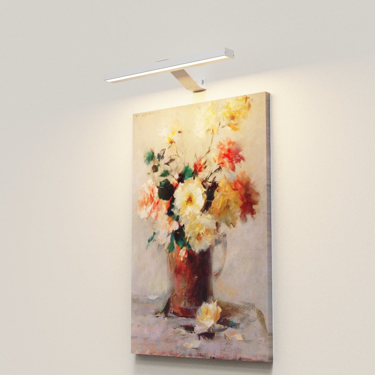 Libra's elegant and stylish finish makes it the ideal addition to any room. It will look perfect in both traditional and modern environments. The beauty of this wall light means you can install it on any wall without the requirement of expensive electrician fees and mains installation.