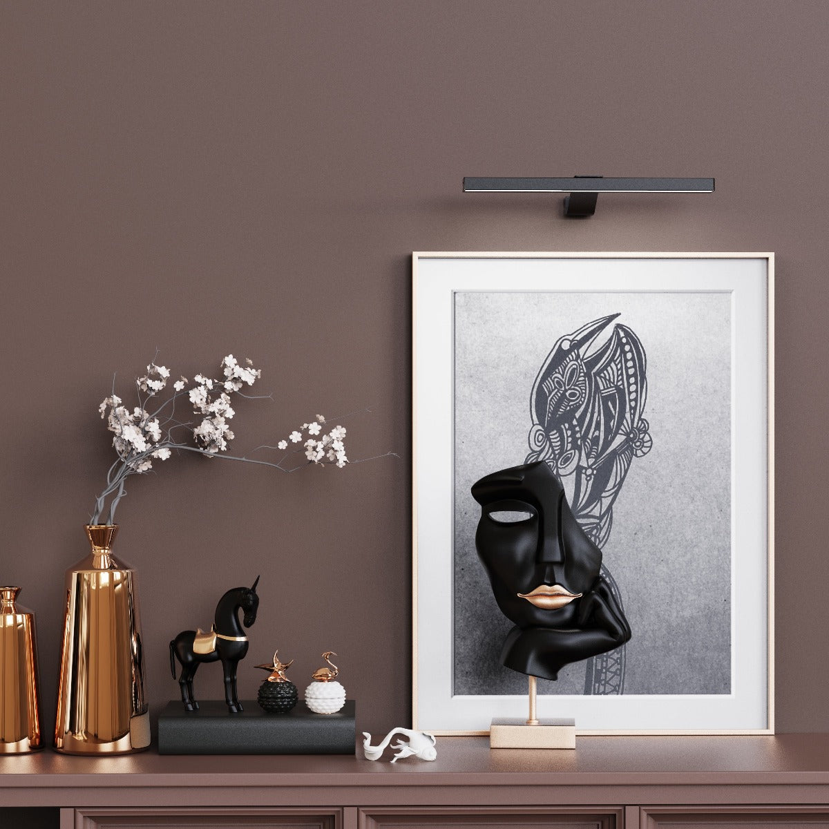 Libra's elegant and stylish finish makes it the ideal addition to any room. It will look perfect in both traditional and modern environments. The beauty of this wall light means you can install it on any wall without the requirement of expensive electrician fees and mains installation.