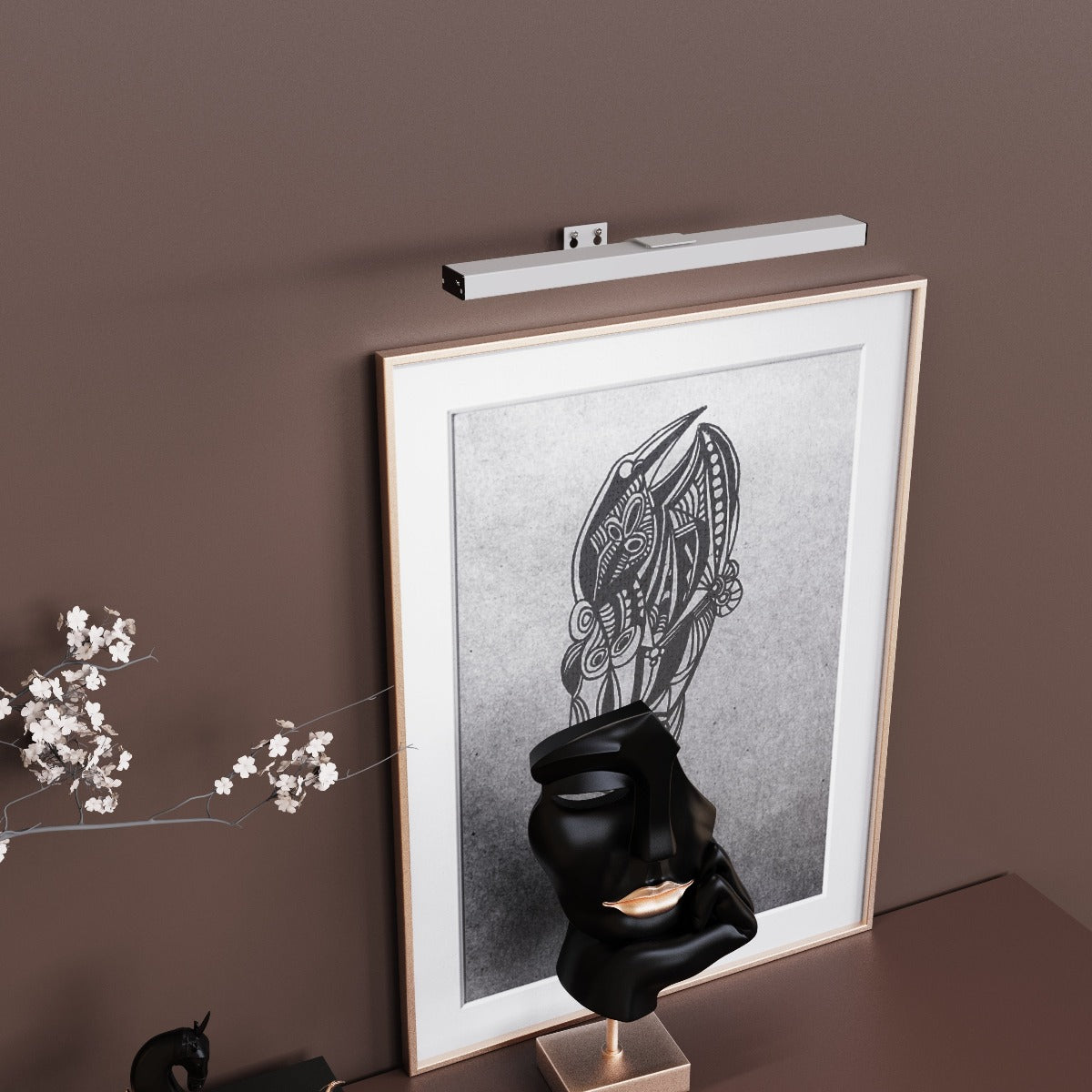 Libra's elegant and stylish finish makes it the ideal addition to any room. It will look perfect in both traditional and modern environments. The beauty of this wall light means you can install it on any wall without the requirement of expensive electrician fees and mains installation.