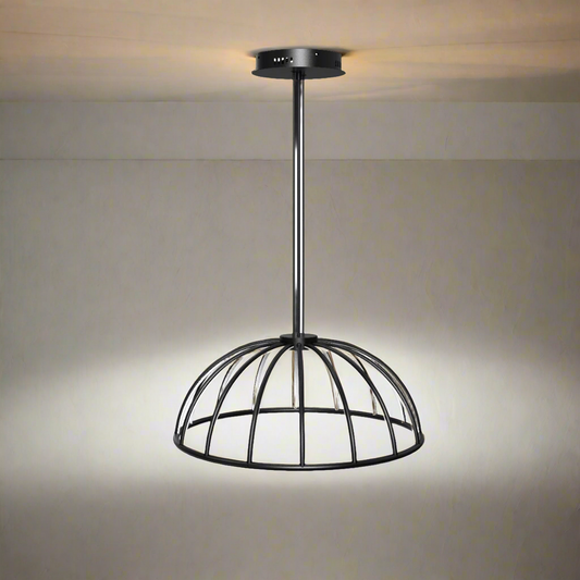 CGC PARAPLU 2 Black 60cm Hemisphere LED Ceiling Pendant