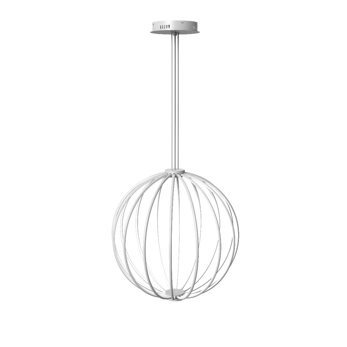 CGC PARAPLU 3 White 90cm Globe LED Ceiling Pendant