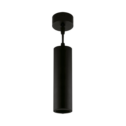 Our Elle black adjustable cylinder pendant light the perfect addition to your interior lighting arrangements, finished in matt black perfect for adding a modern pop of colour to your room. The sleek, modern design features a cylinder design and is complimented with a matching ceiling rose and cable.