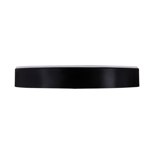 This black round Luna Surface Panel is, without a doubt, a decorative and versatile element that will adapt to any style. This surface panel has a built in LEDs with a 30000 hour life source. The perfect lighting solution for hallways, apartments, commerical and residential properties, especially due to the longevity of this light.