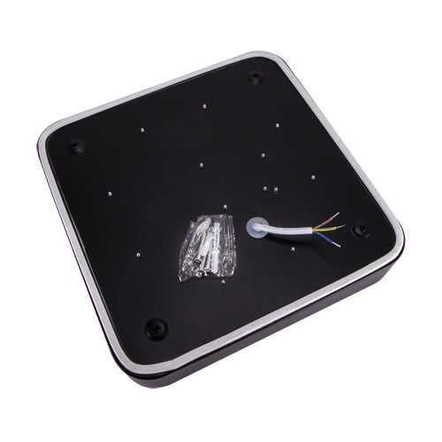 CGC LUNA Black Square Ceiling Wall Light Surface Mount 48W