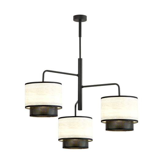 The minimalist ARIGATO lamp perfectly illuminates even large surfaces and fits perfectly into most home arrangements and looks great in high loft rooms. The ability to adjust the length of the wires allows you to adjust the lamp to your needs. It gives off a warmth to a room and is a timeless piece of décor.