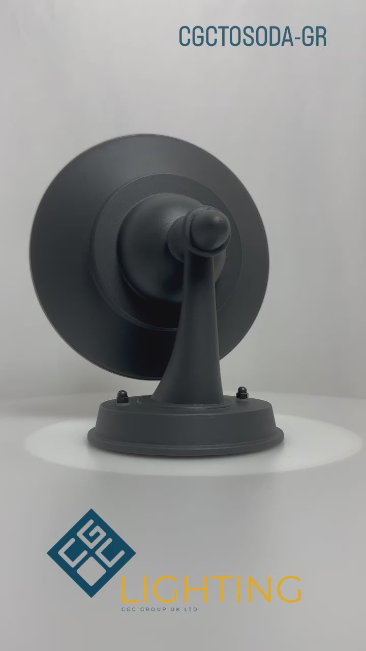 Load video: If you’re looking for a grander, more contemporary look for your home’s lighting system, take a browse through our dark grey fisherman lantern wall light. This product boasts a darker colour, making sure that the appearance blends into the sophisticated design of your home. For a simpler way to bring discrete elegance to your home, consider our dark grey RYDER fisherman lantern light. 