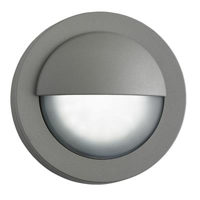 CGC BANGOR LED Outdoor Flush Grey Aluminium & Polycarbonate